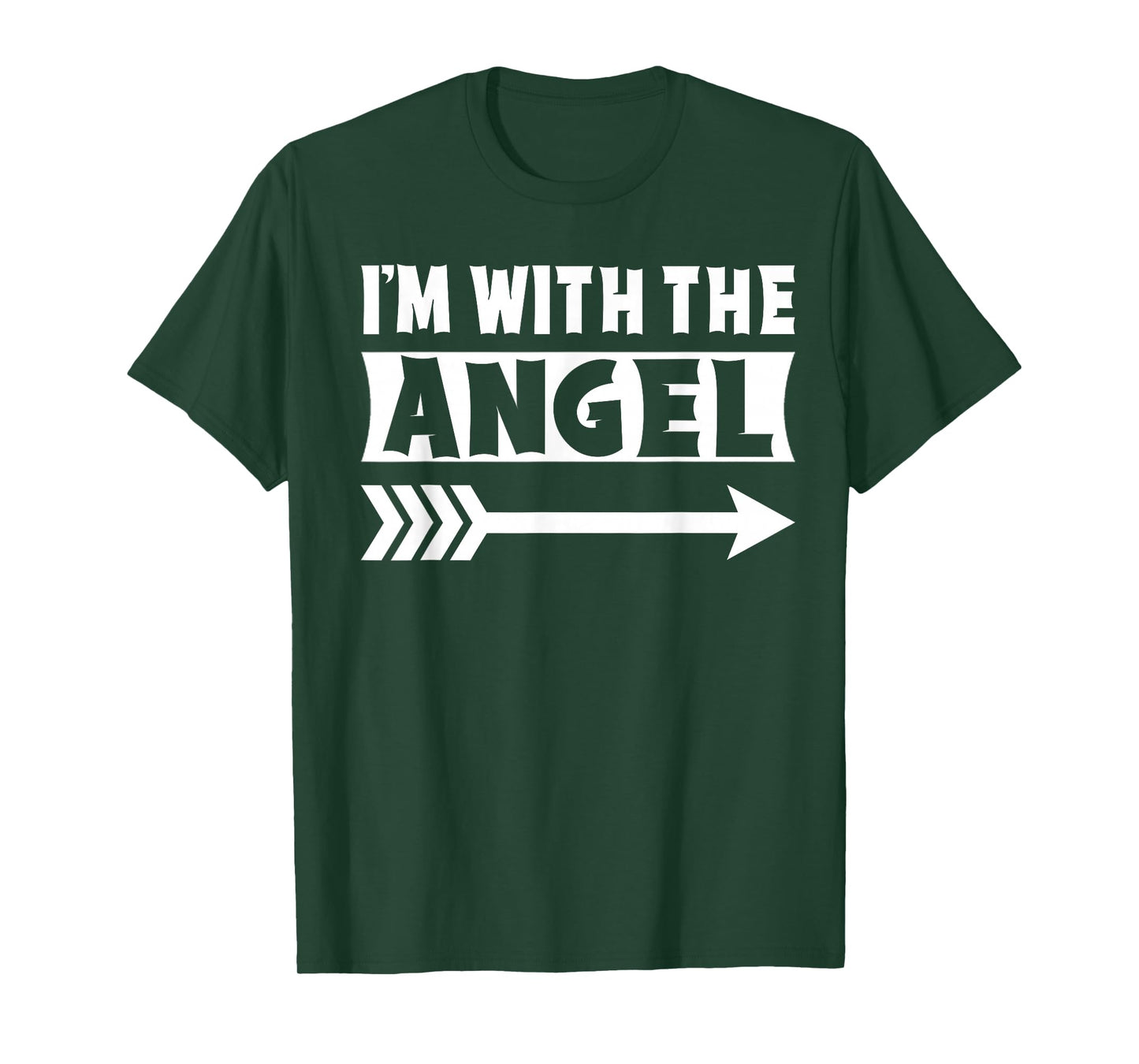 I'm With The Angel Halloween Costume Angel Halloween T-Shirt