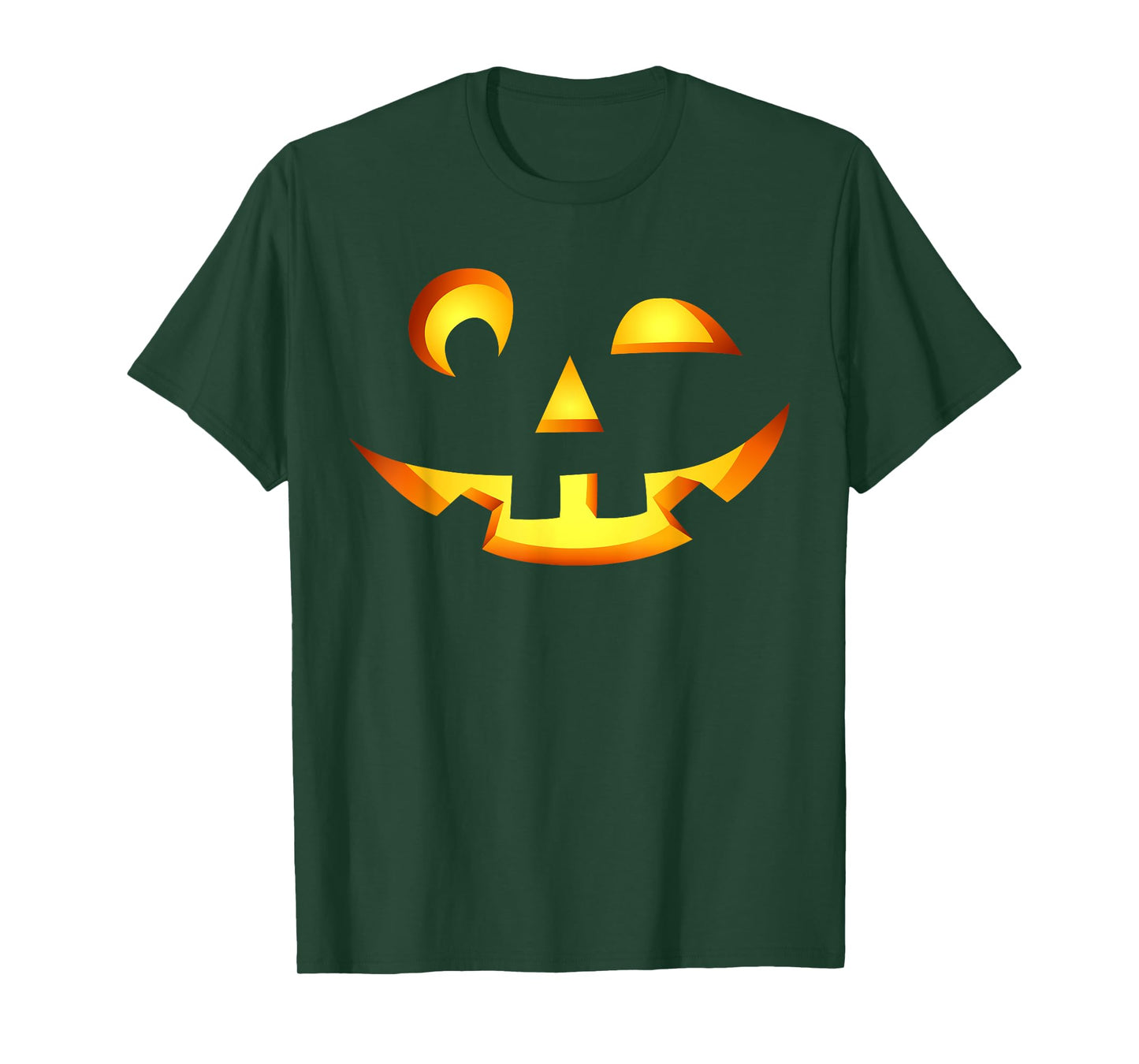 Pumpkin Jack O Lantern Face 14 Scary Pumpkin Funny Halloween T-Shirt