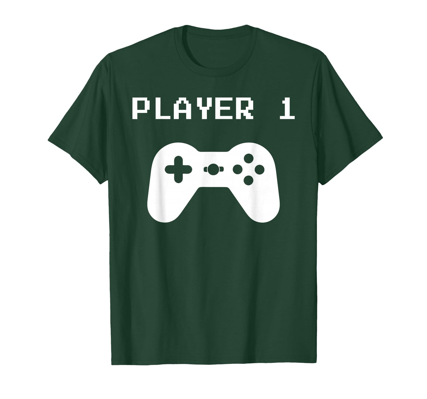 Player 1 & 2 Matching Shirts for Video Gamers