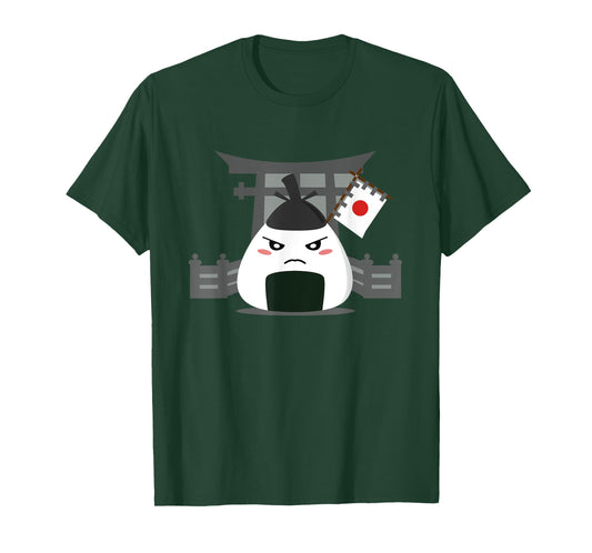 Angry Onigiri - Kawaii Japanese Food T-Shirt