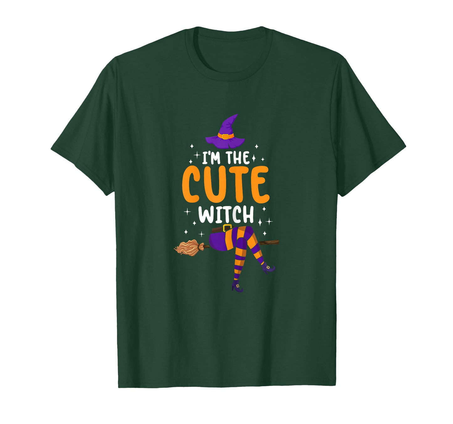 I'm the Cute Witch Halloween Matching Group Costume T-Shirt