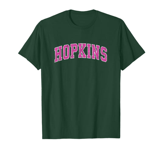 Hopkins Minnesota MN Vintage Sports Design Pink Design T-Shirt