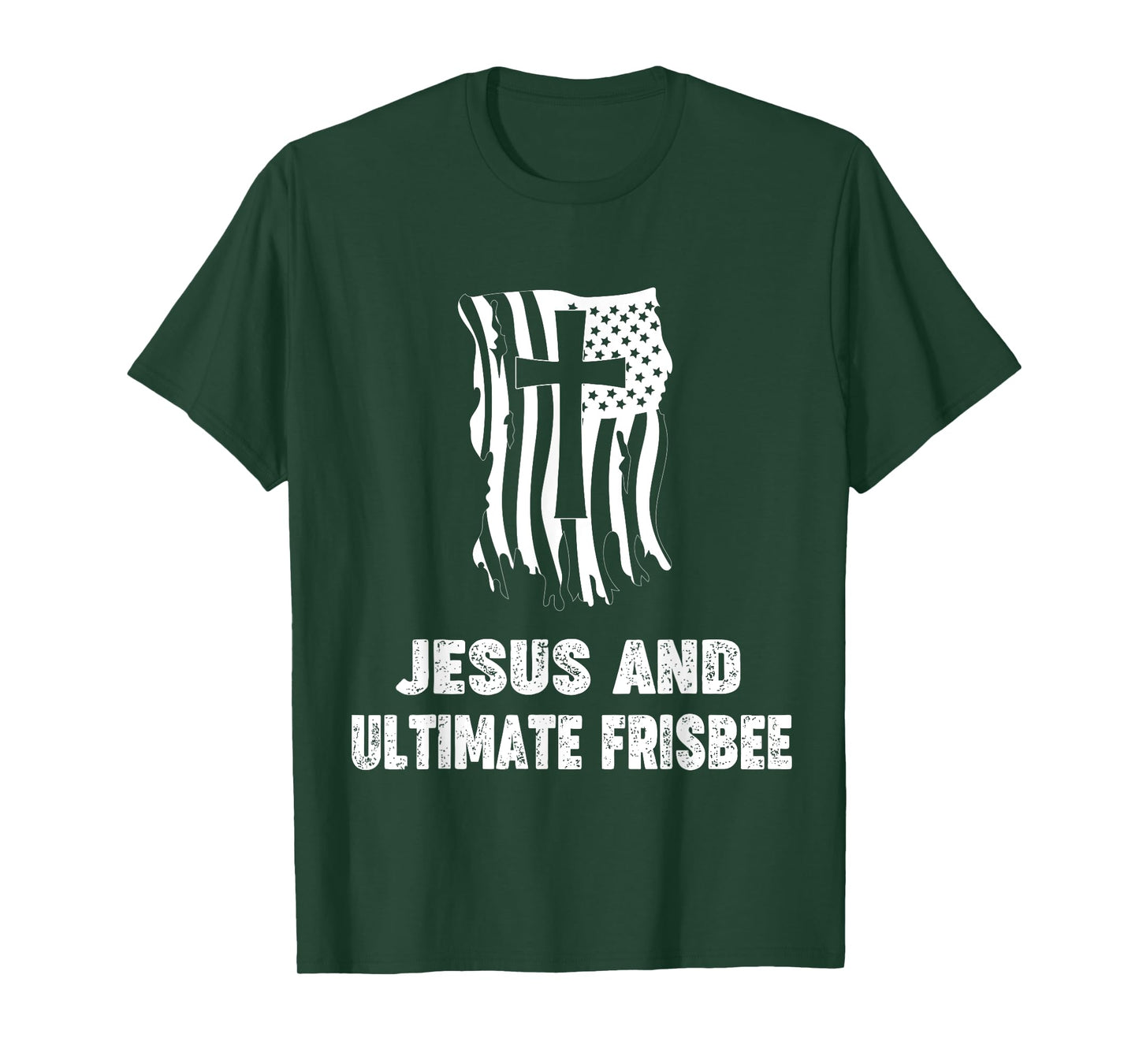 Ultimate Frisbee Player Christian Jesus and Ultimate Frisbee T-Shirt
