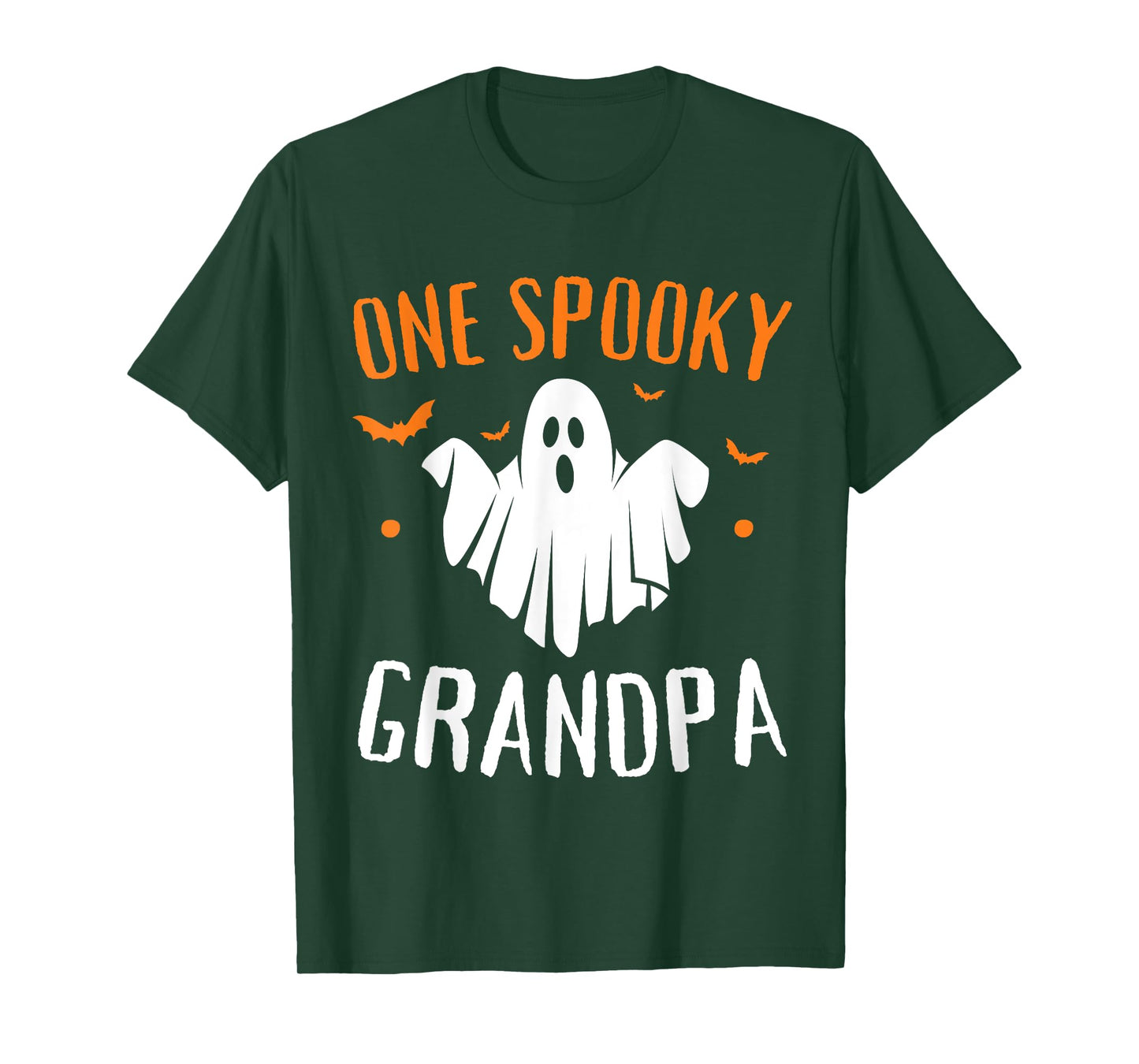 One Spooky Grandpa Shirt Funny Halloween Matching Family T-Shirt