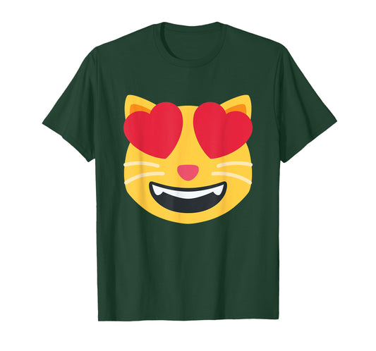 Emoticon Smiling Cat Face T-Shirt