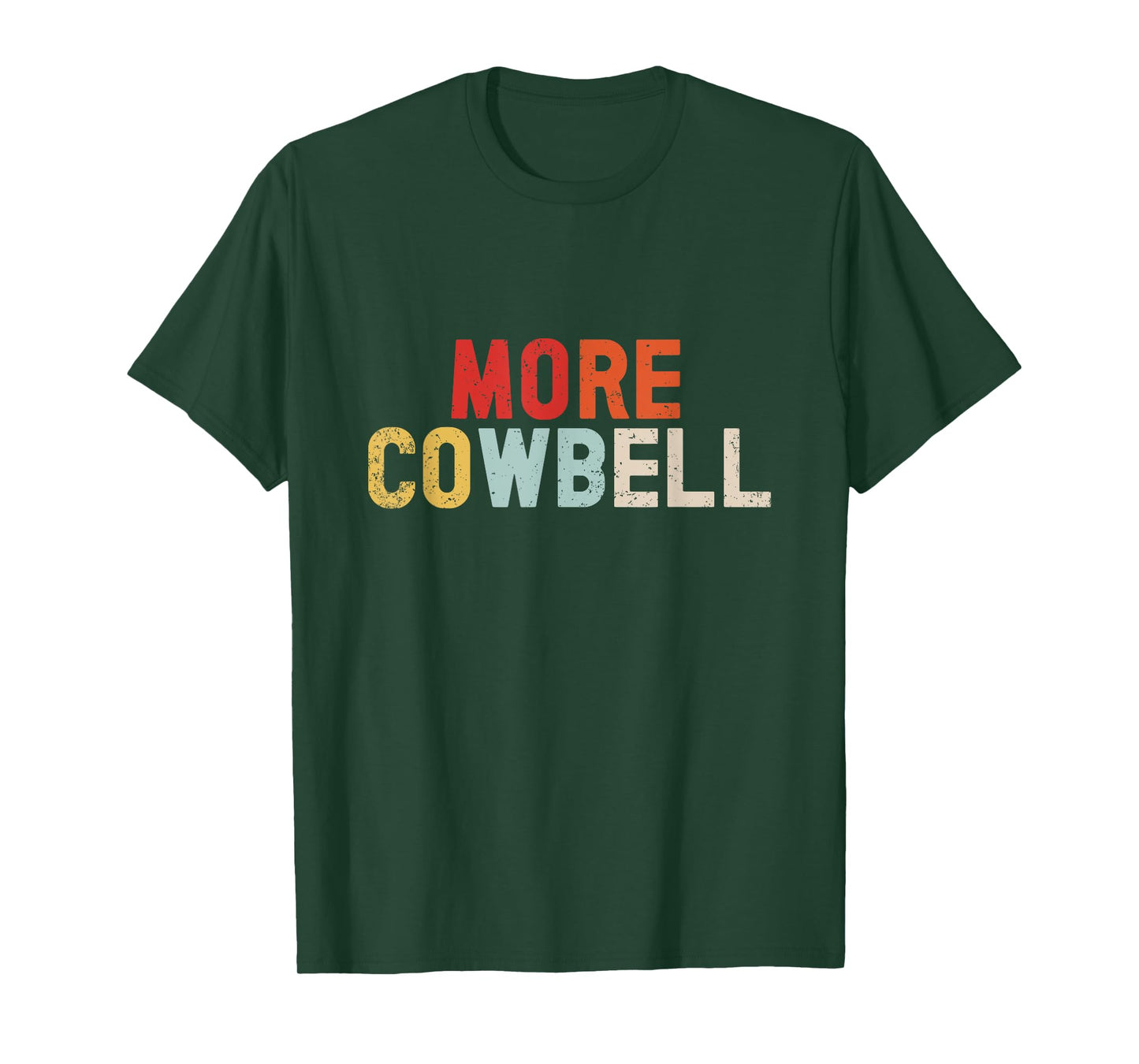 Cow Bell More Cowbell Vintage Funny Drummer Cowbell Funny T-Shirt
