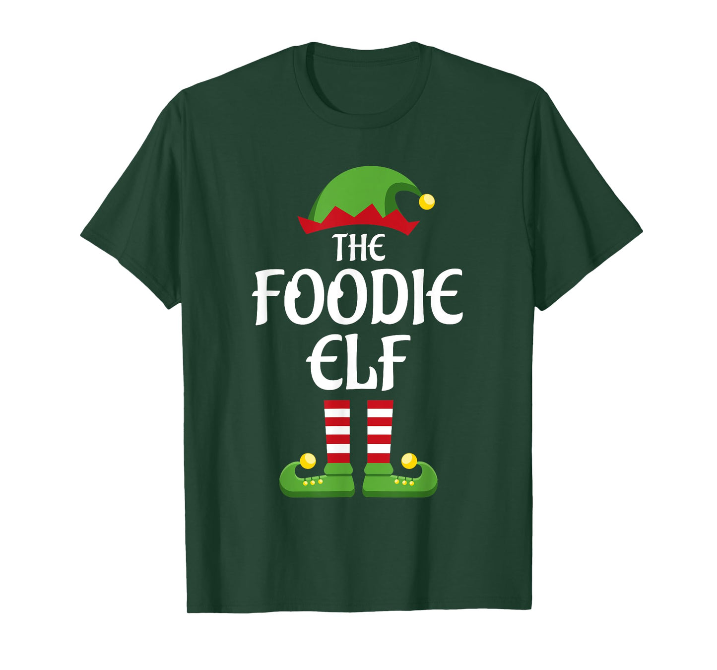 Foodie Elf Family Matching Group Christmas T-Shirt