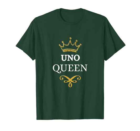 Funny Uno Queen Fan Fun Winning Card Games T-Shirt