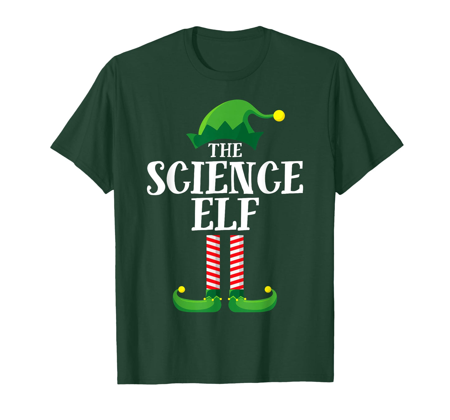 Science Elf Matching Family Group Christmas Party Pyjamas T-Shirt