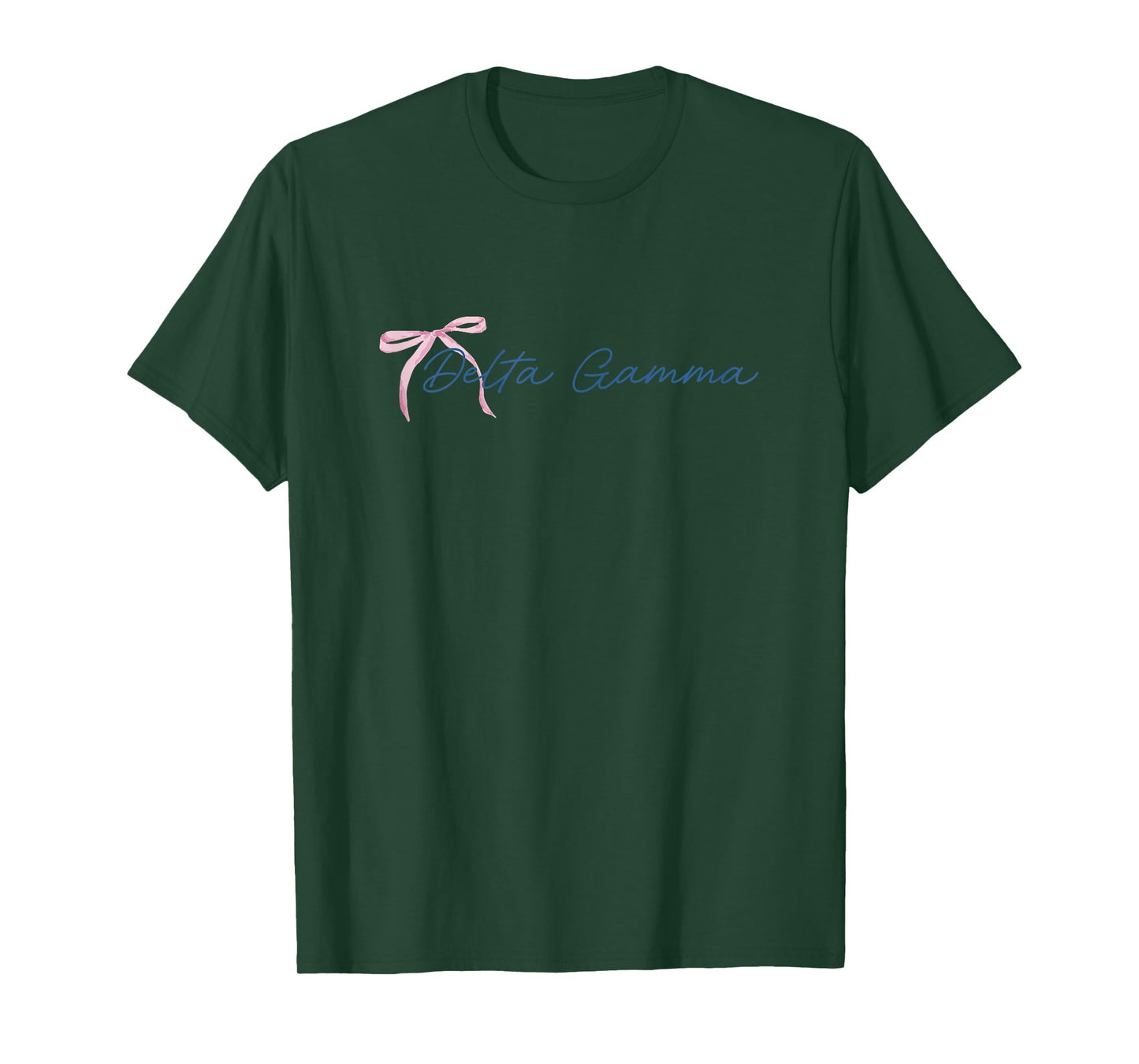 Delta Gamma Officially Licensed Pink Bow T-Shirt