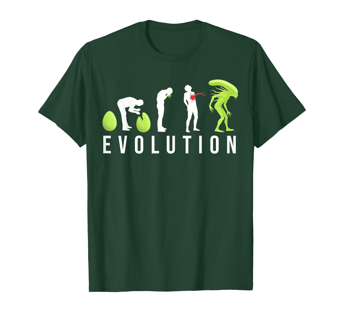 Evolution Of Man Alien T-Shirt