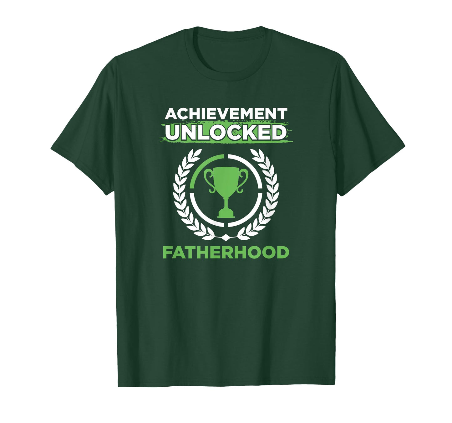 Achievement Unlocked Fatherhood Future Gamer Daddy Gift T-Shirt