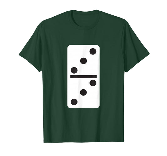 Double Three Dominoes Halloween Costume Domino Game T-Shirt