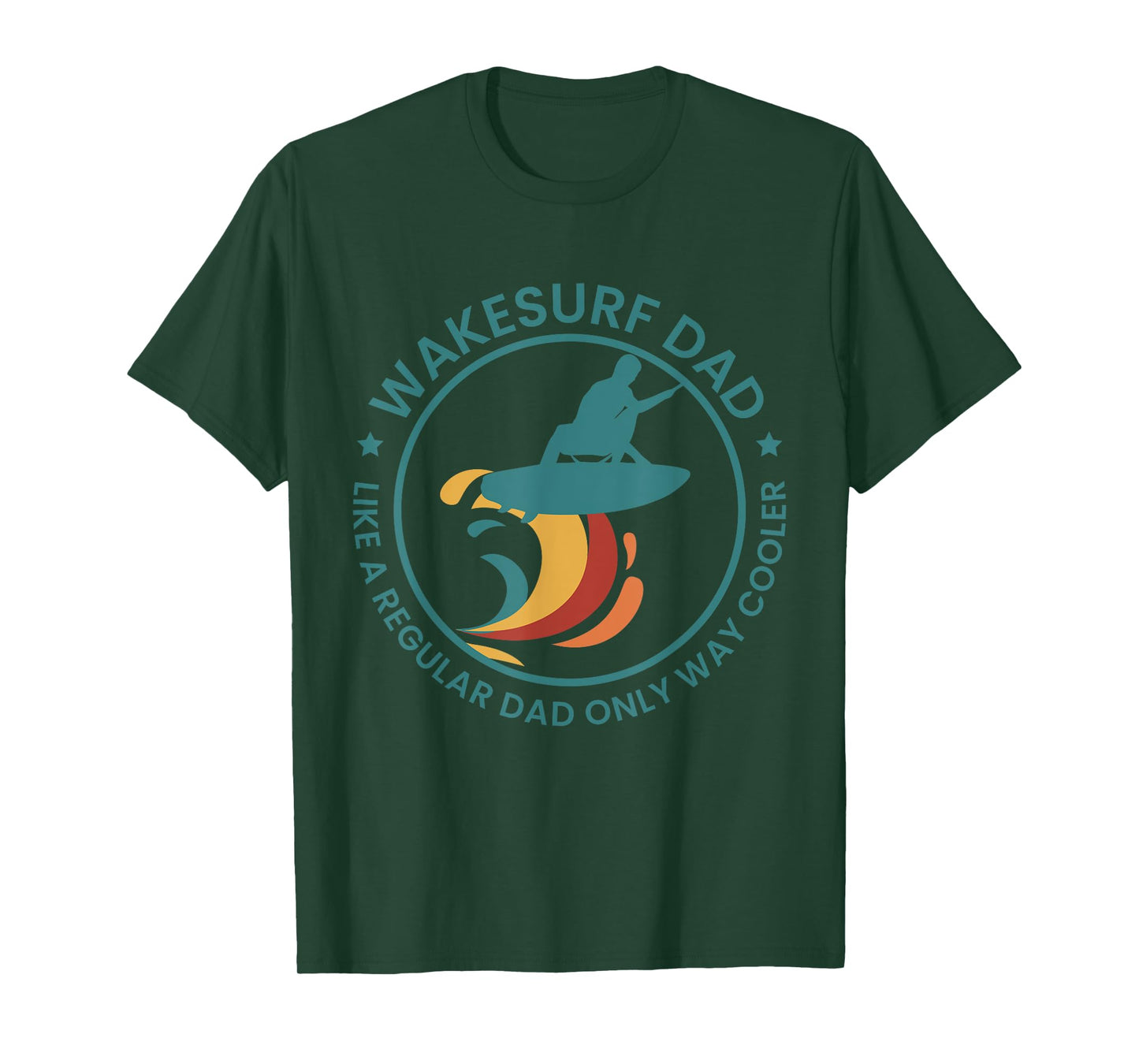 Wakesurf Dad Wakeboard Wakeboarding Wakeboarder Surfing T-Shirt