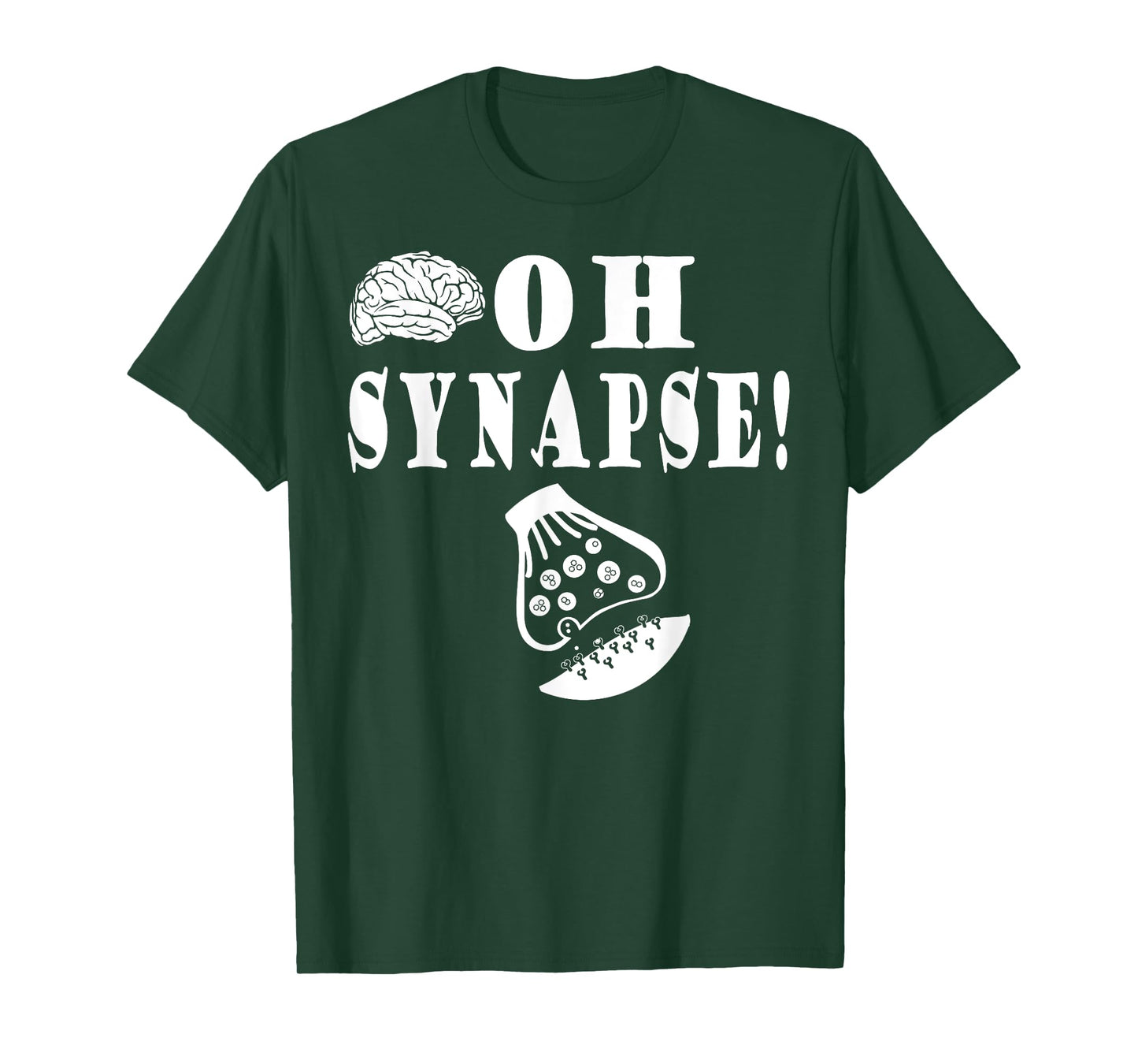 Funny Neuroscience Neurologist Oh Snap Pun T Shirt Brain T-Shirt