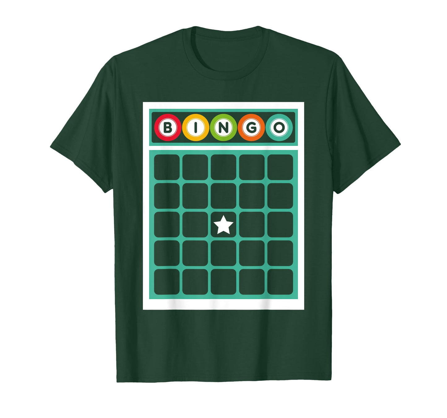 Bingo Card Bingo Costume Funny Bingo Player Halloween Outfit T-Shirt