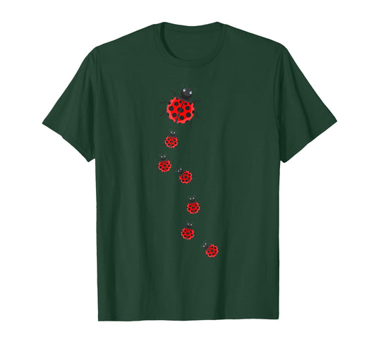 Ladybeetles Ladybugs Nature Lover Insect Fans Entomophiles T-Shirt Small