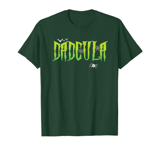 Funny Dadcula Halloween Dad Mens Couples Matching Costume T-Shirt