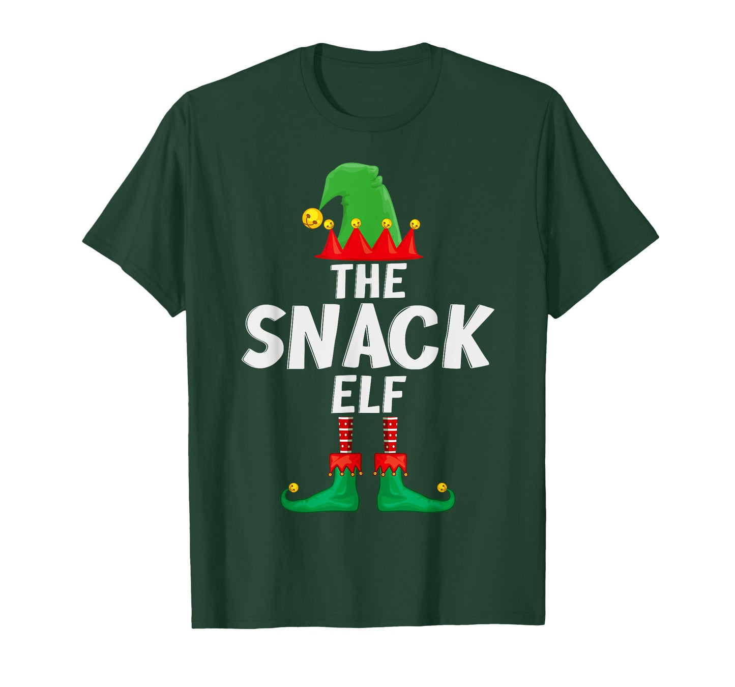 The Snack Elf Matching Family Christmas T-Shirt