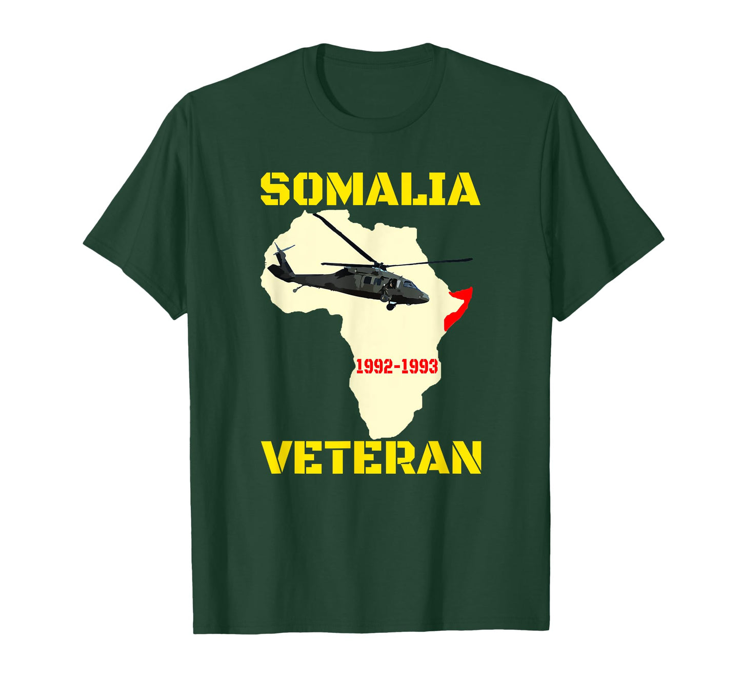 Mogadishu Somalia Veteran Operation Restore Hope War Veteran T-Shirt