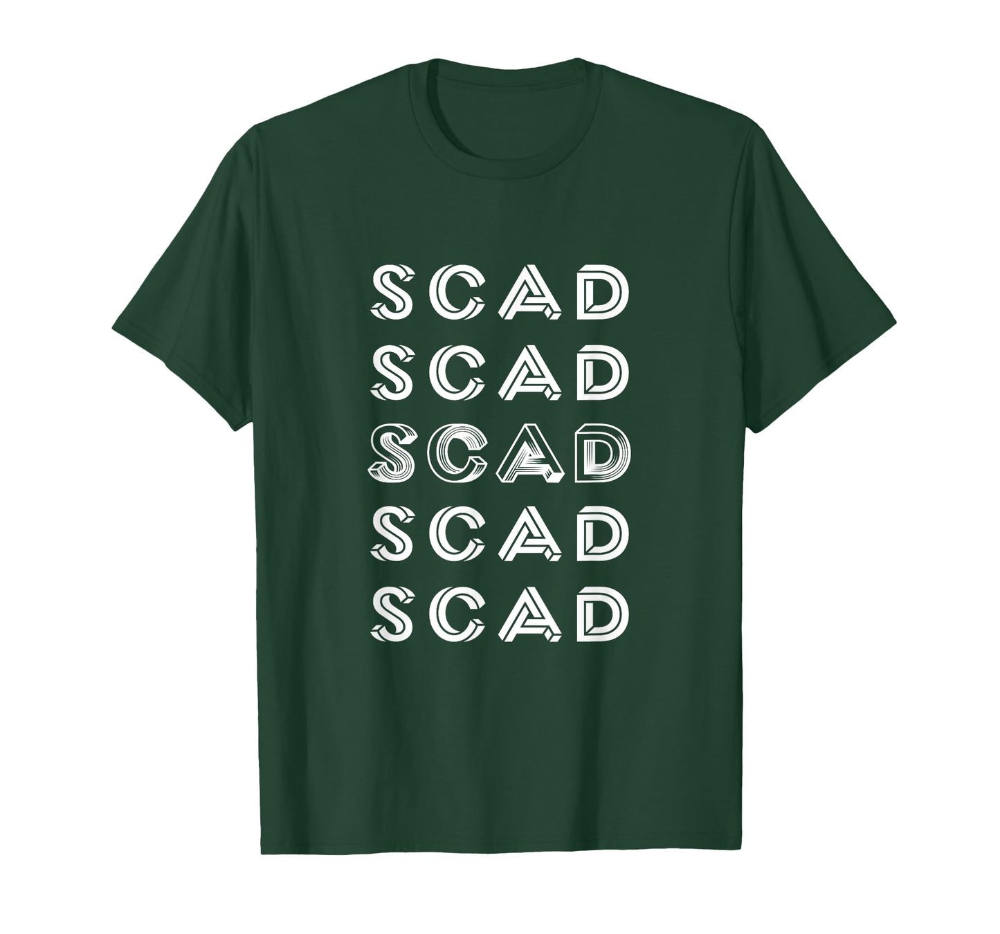 SCAD 3D M.C. Escher Style College T-Shirt