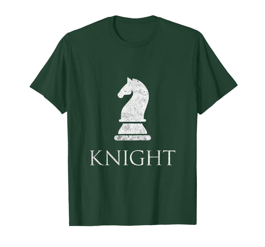 Knight Chess Piece Game Matching Simple Halloween Costume T-Shirt