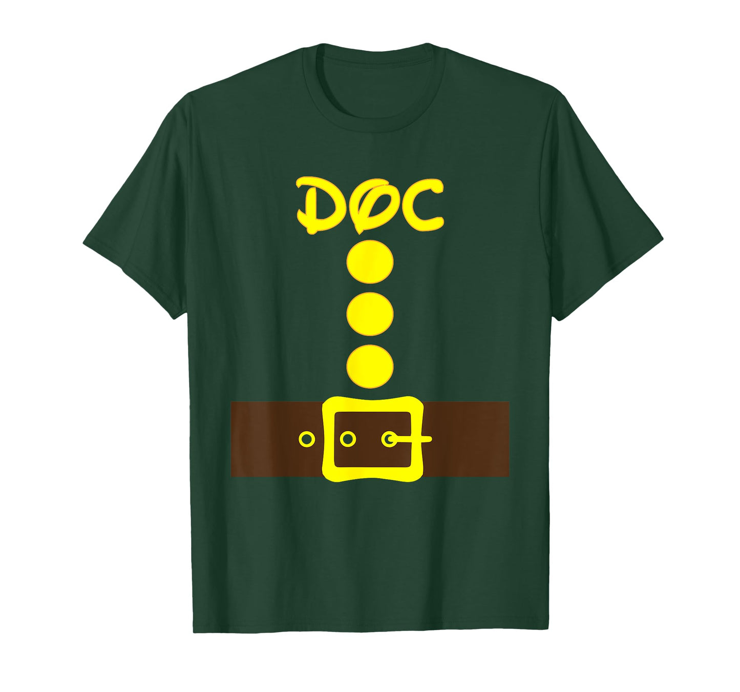 Dwarf Easy Halloween Costume Men Women Kids Matching Color T-Shirt