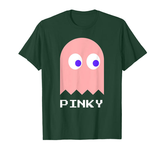 Retro Gamer Nerd PINKY Halloween Costume T-Shirt
