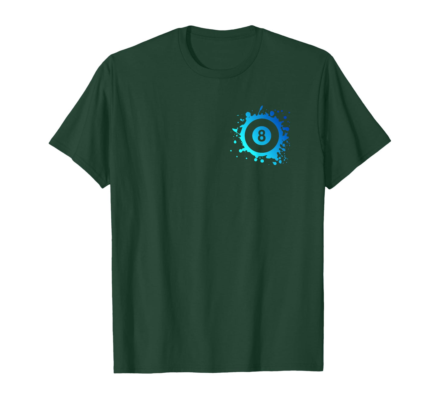 Pool Billiards Player Eight Ball Simple Pool T-Shirt
