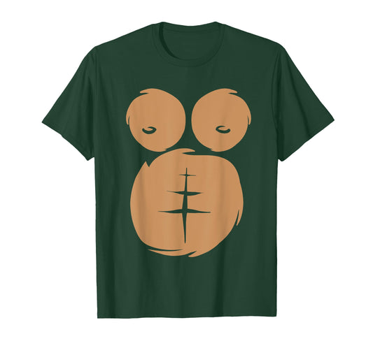 Monkey Ape Gorilla Chest Belly Halloween Office Party Tee T-Shirt