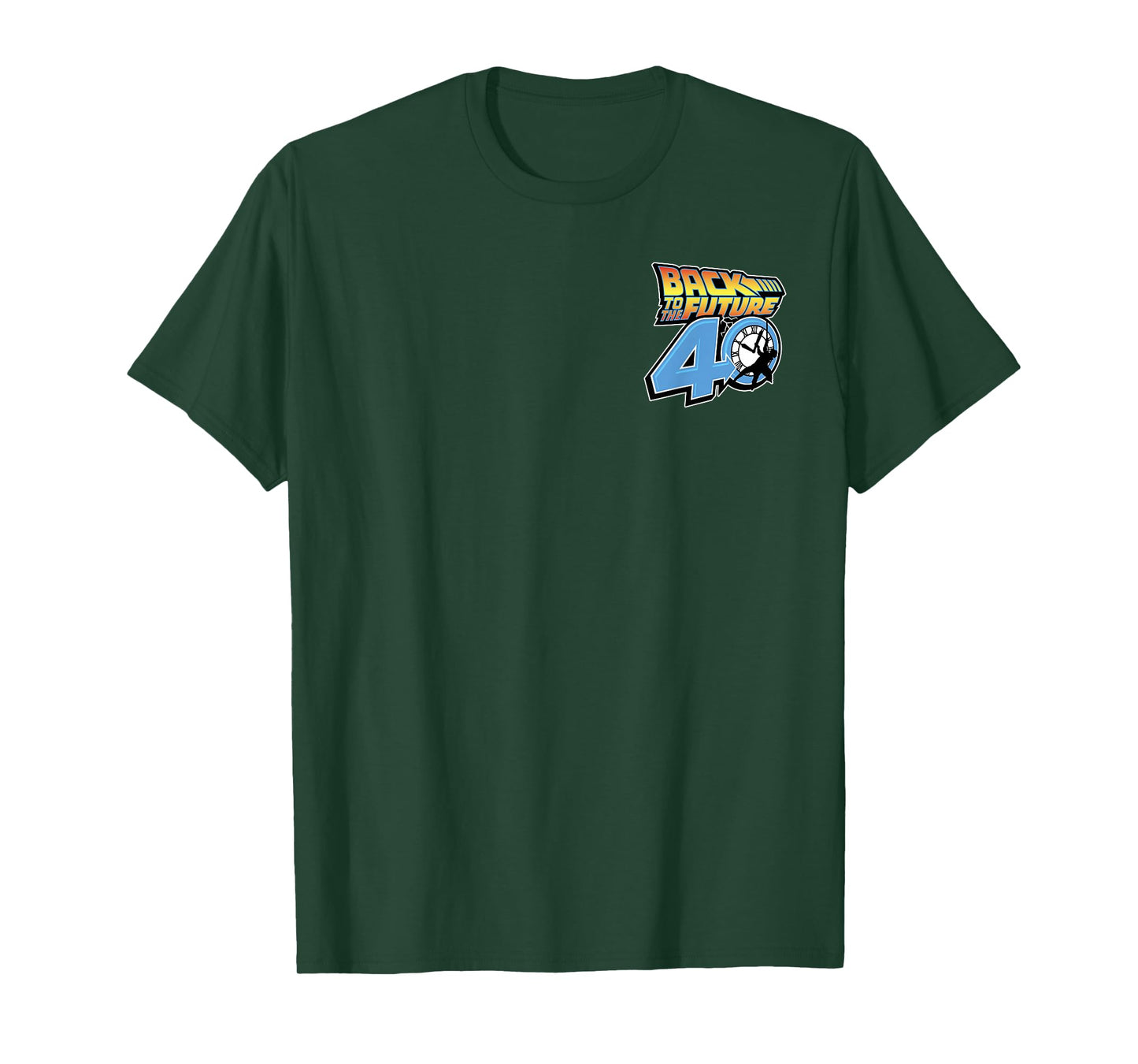 Back To The Future 40th Anniversary Time Machine POV F&B T-Shirt
