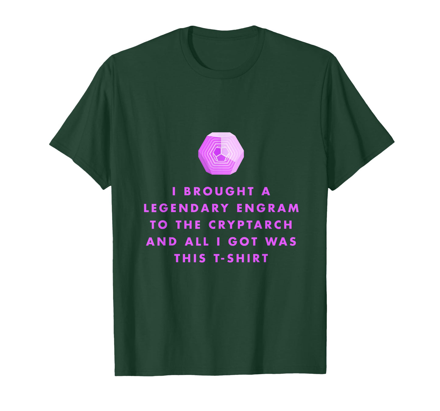Gamer T-Shirt - Legendary Engrams to the Cryptarch T-Shirt