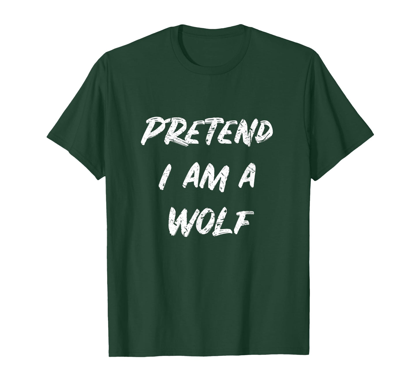 Fast Lazy Easy Costume For Halloween - Pretend I Am A Wolf T-Shirt