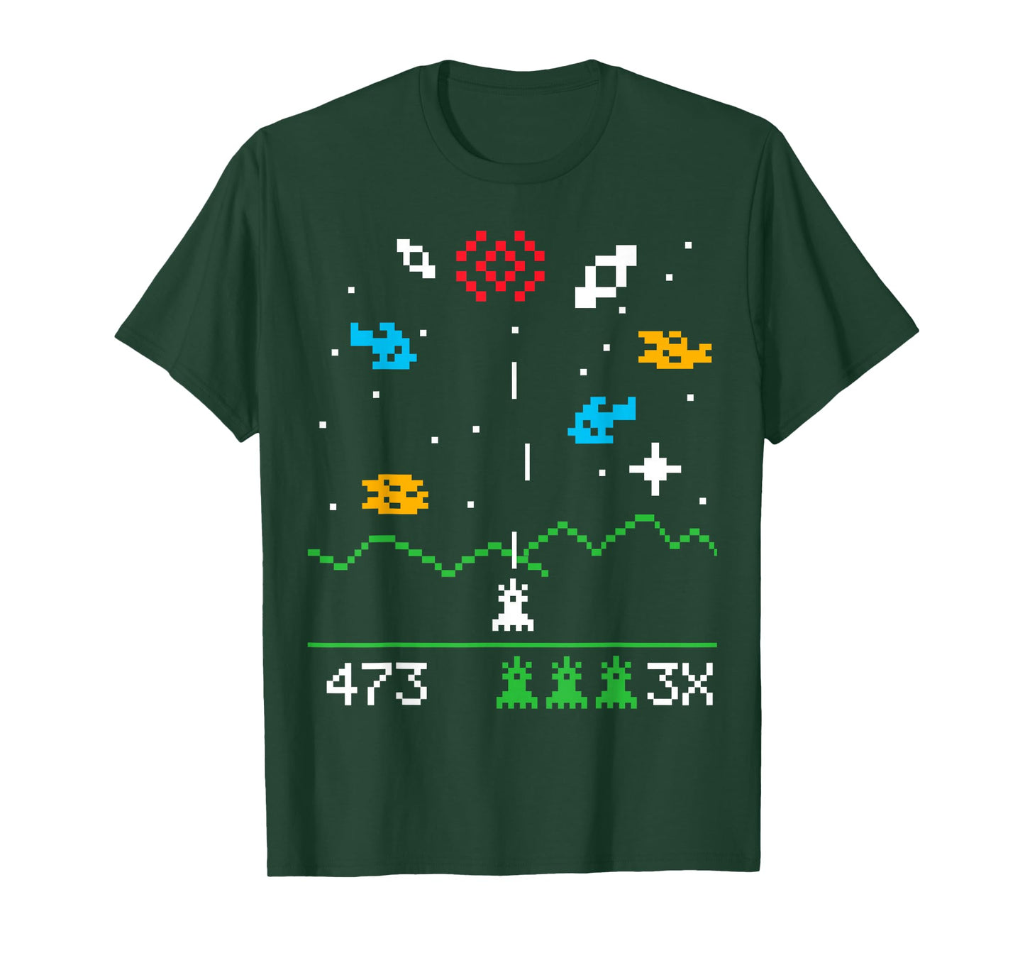 Funny Nerdy Vintage Astrospace Video Gamer Geek Gift T-Shirt