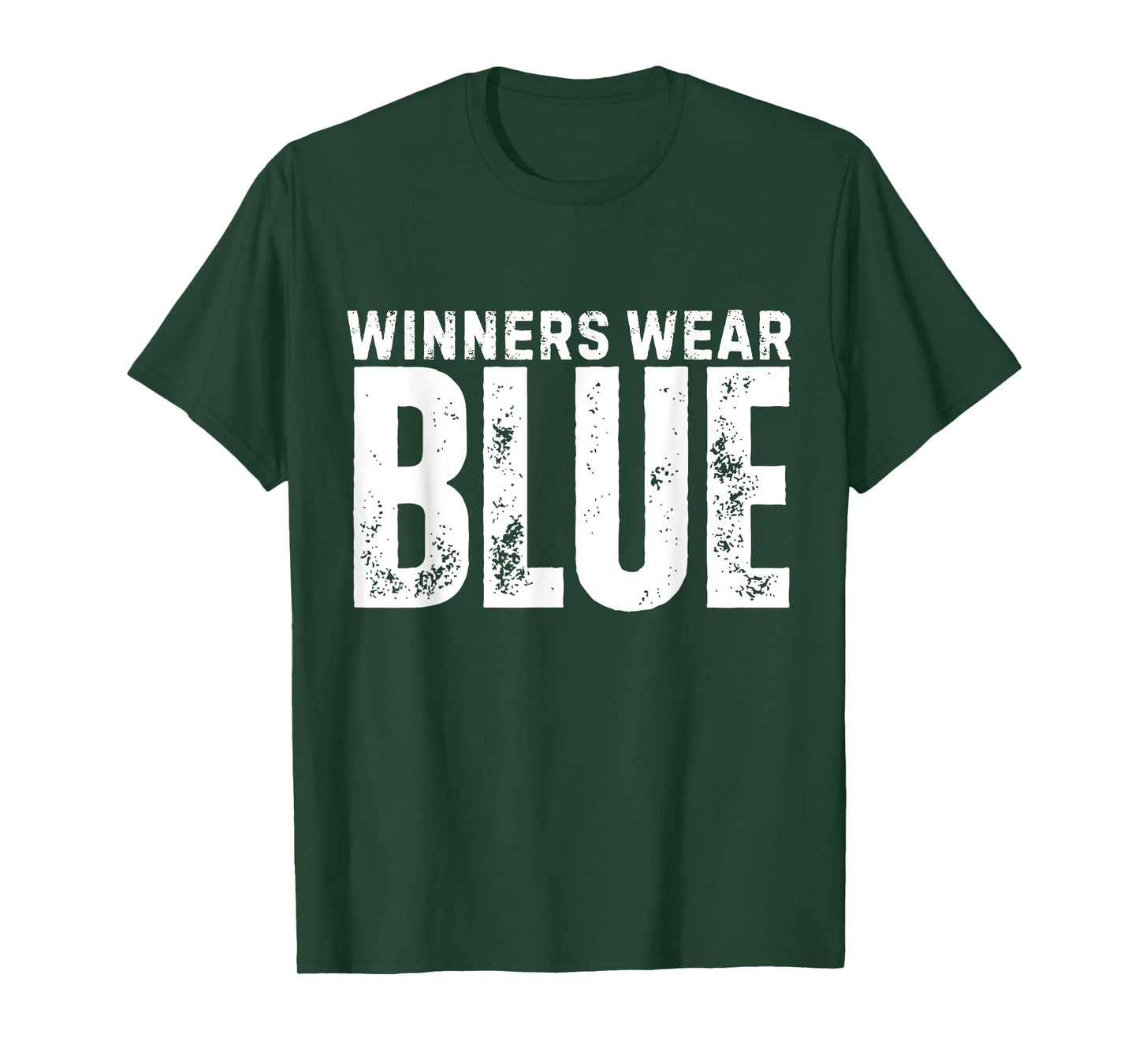 Winners Wear Blue Spirit Wear Team Game Color War Camp Blue T-Shirt