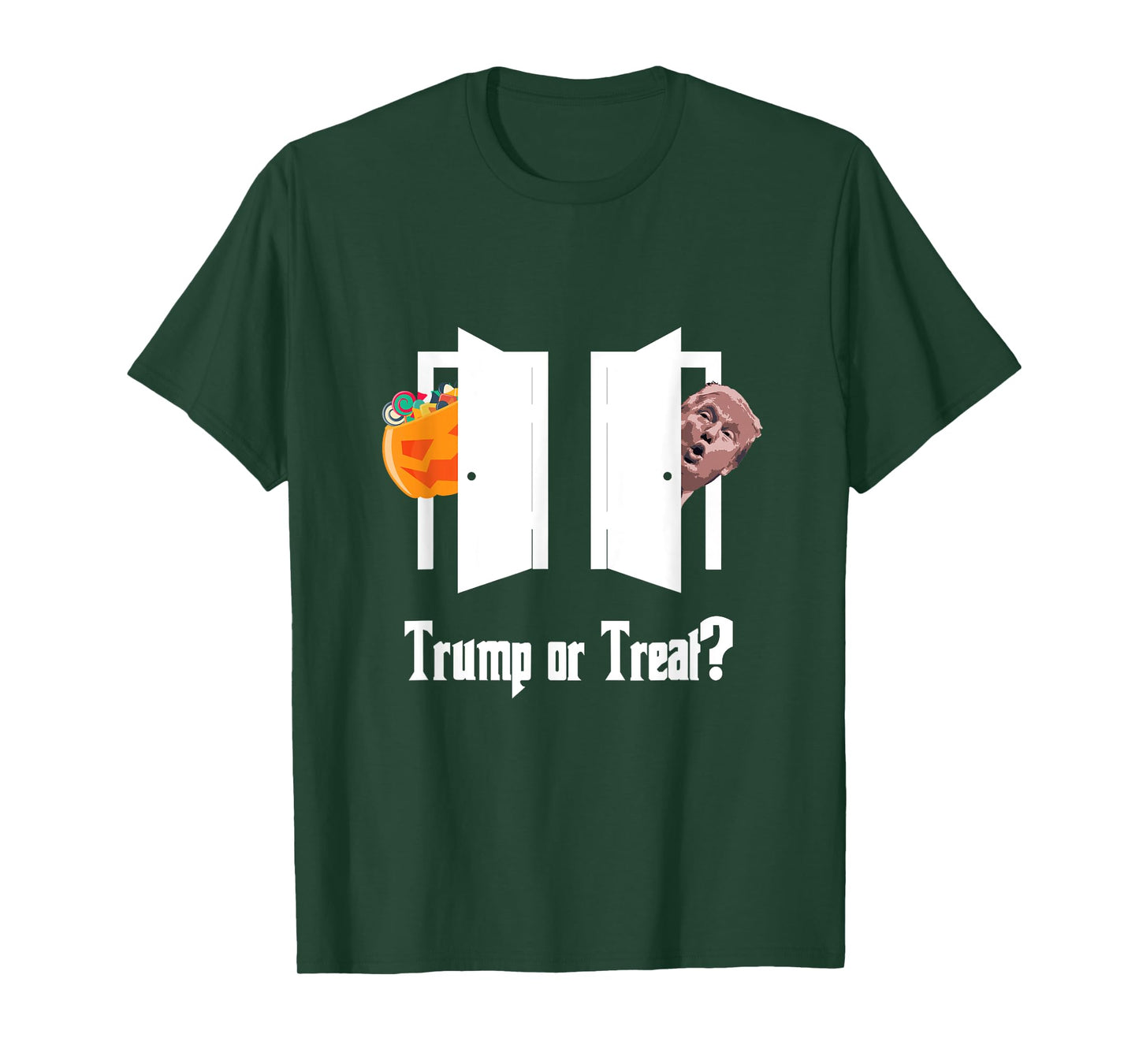 Trump Trick or Treat Halloween Funny T-Shirt