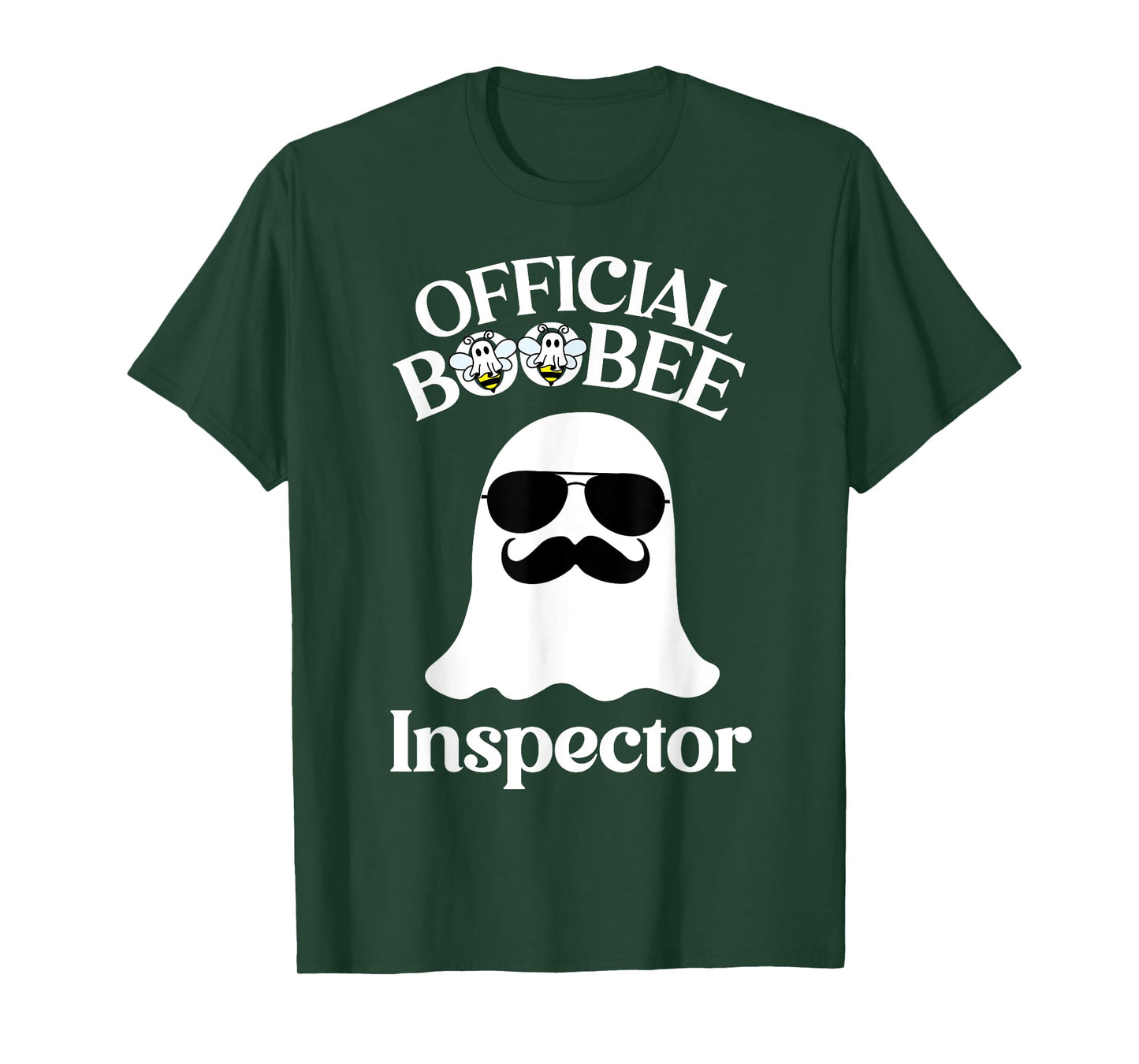 Boo-Bee Inspector Lazy DIY Halloween Costume Funny Ghost T-Shirt