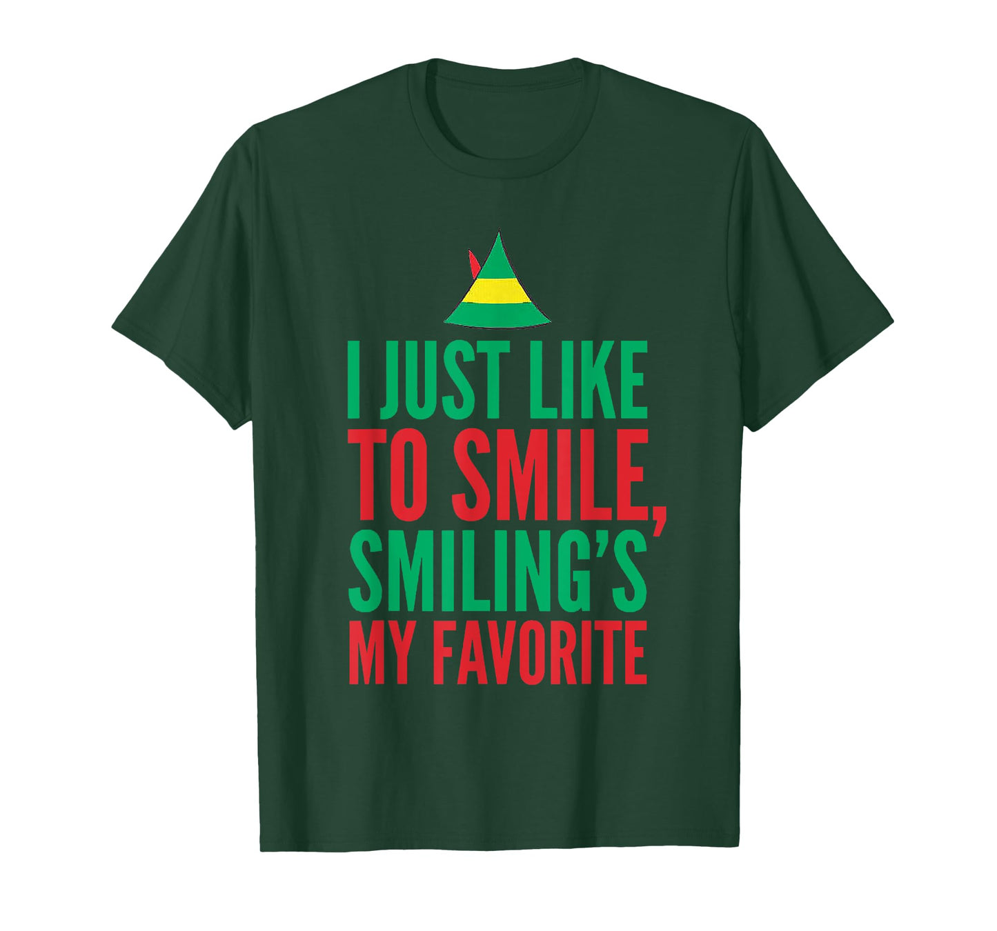 I Just Like to Smile Smiling is my Favorite X-mas T-Shirt