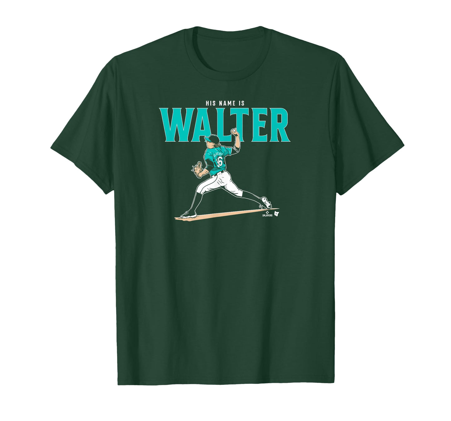 Logan Gilbert - His Name is Walter - Seattle Baseball T-Shirt