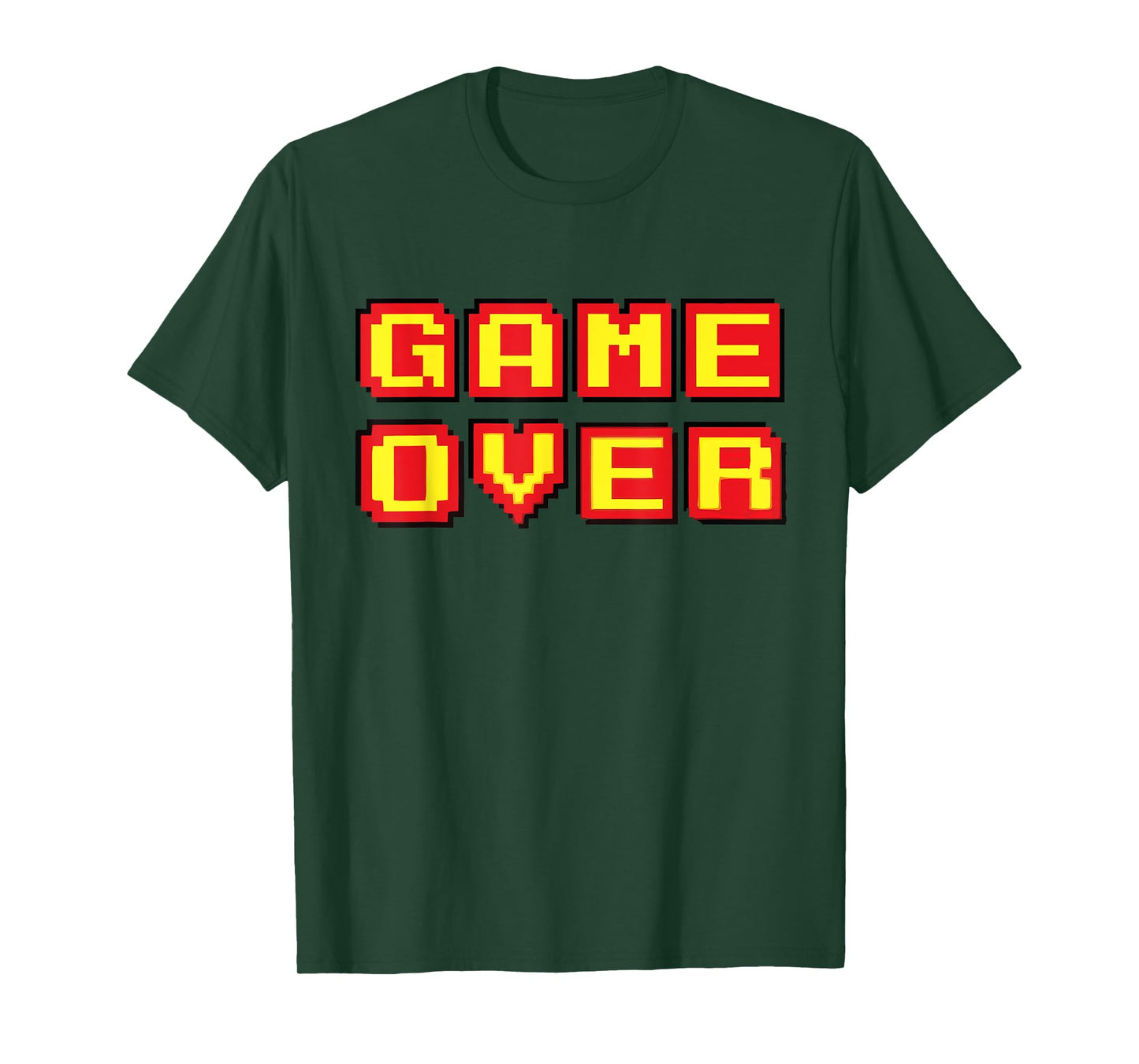 Game Over Vintage Retro Video Games Gaming gift arcade T-Shirt