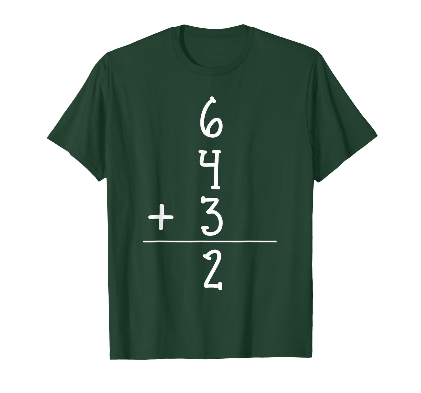 Funny Baseball Gift 6+4+3 2 baseball Double Play T-Shirt