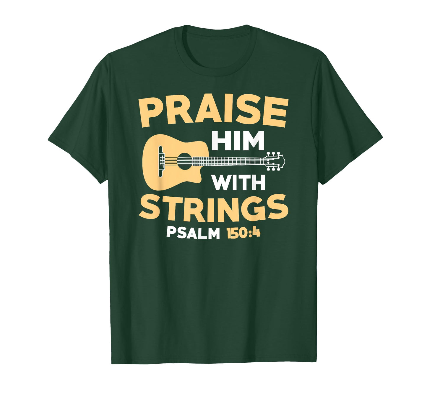 Christian Music Church Guitar Bass Jesus T-Shirt Rock Gift T-Shirt