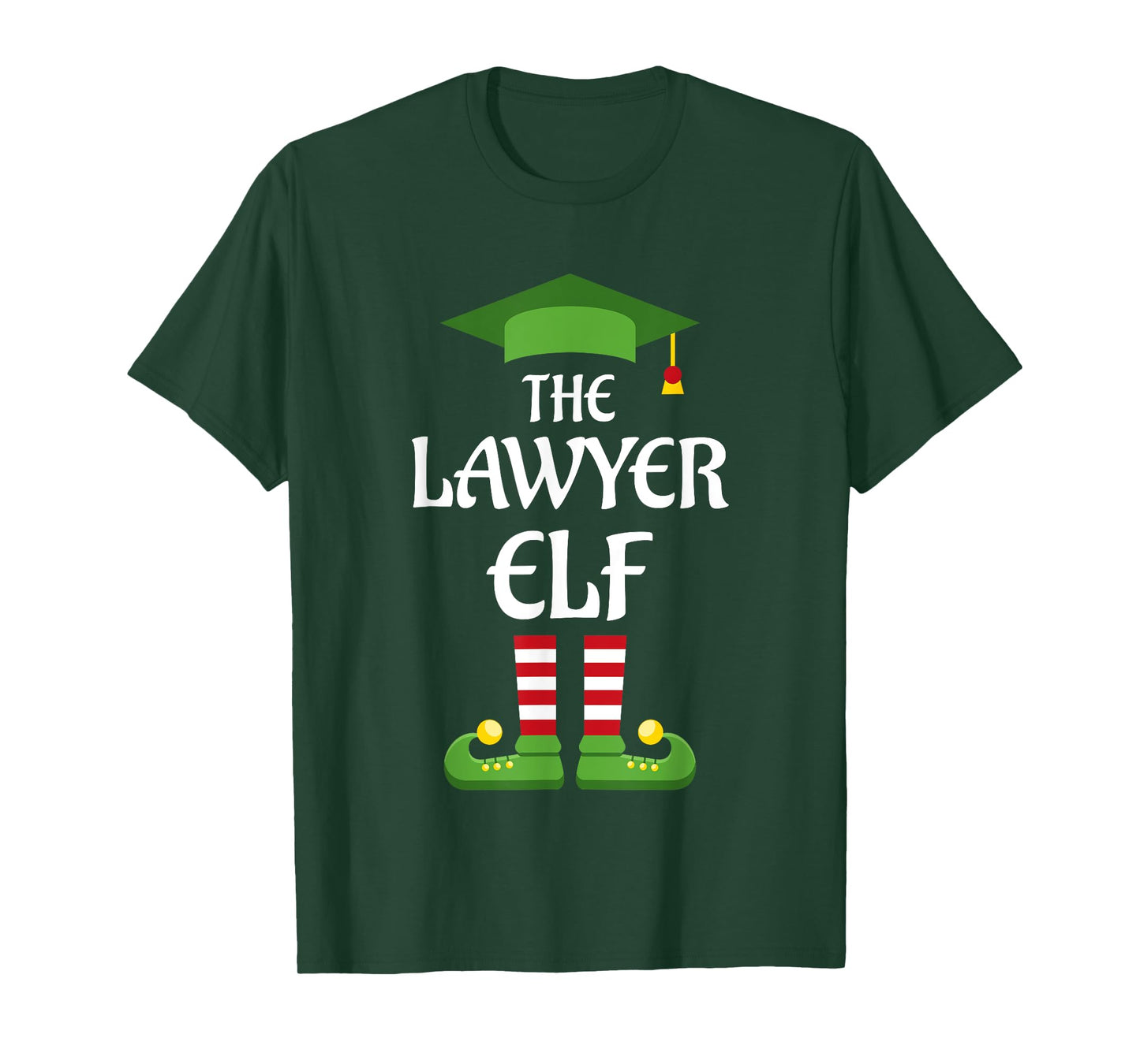 Lawyer Elf Family Matching Group Christmas T-Shirt