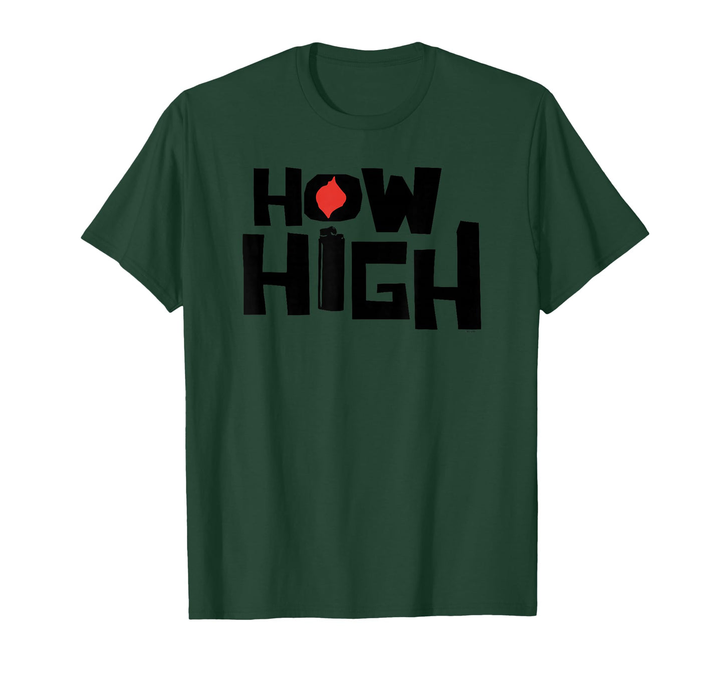 How High Logo T-Shirt, Small, Grey