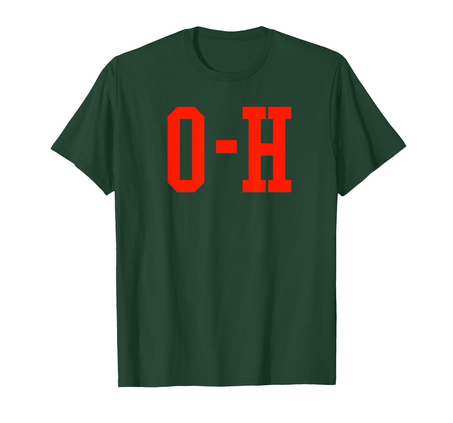 Cool Couples, Best Friends O-H Half of I-O Ohio Scarlet Gear T-Shirt