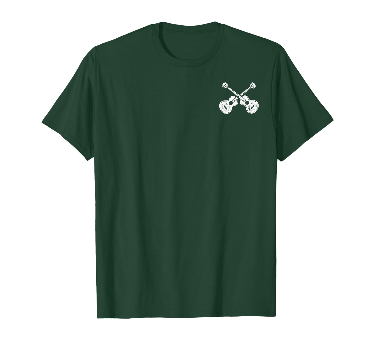 Disney Pixar Coco Crossed Guitars Pocket Tonal Coco Back T-Shirt