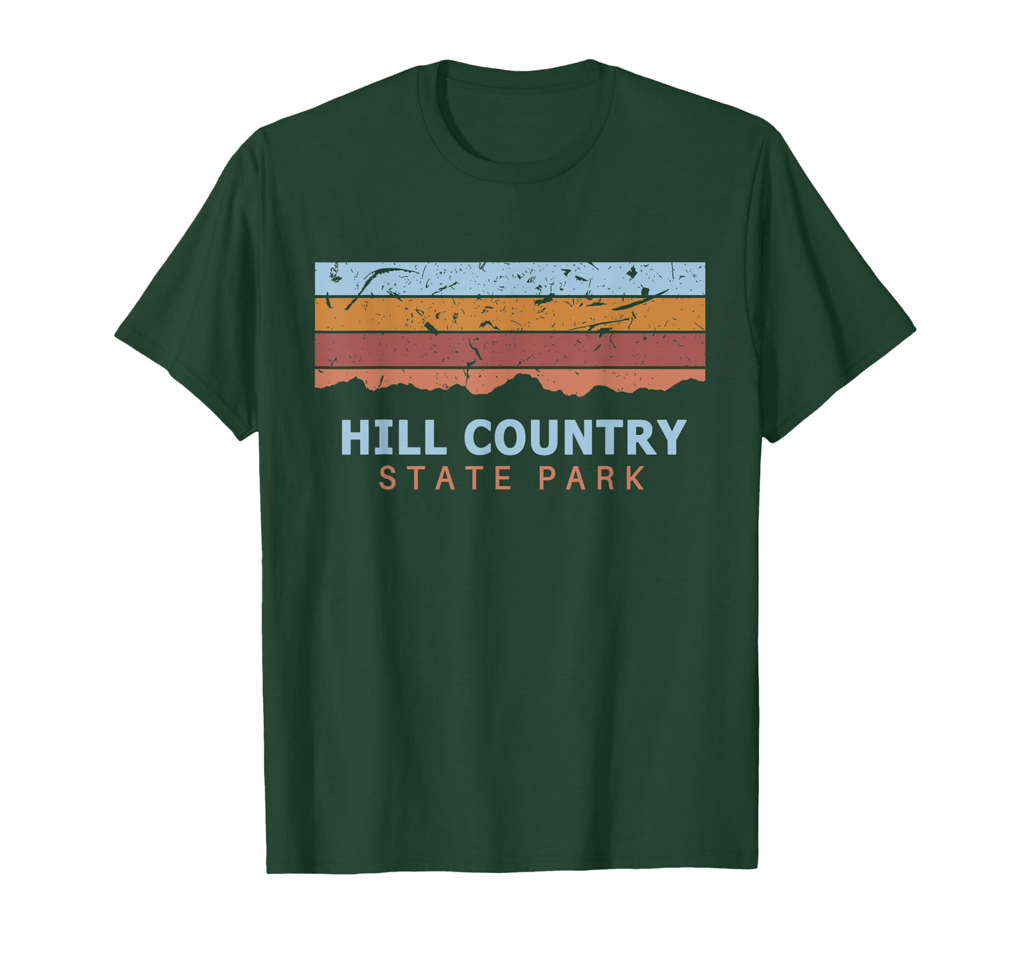 Hill Country State Park Texas Retro Cool T-Shirt