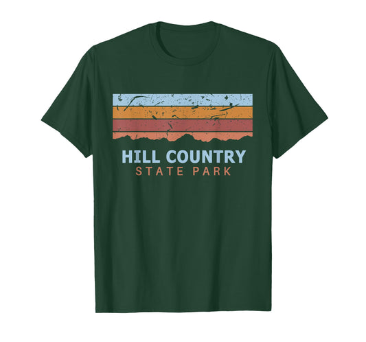 Hill Country State Park Texas Retro Cool T-Shirt