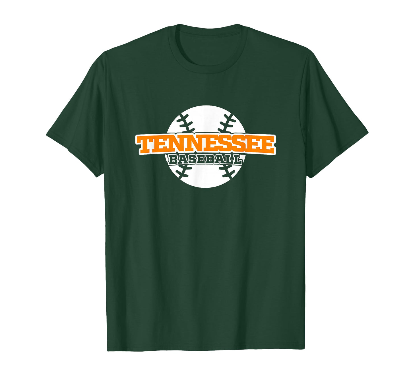 Tennessee Baseball Block Font T-Shirt