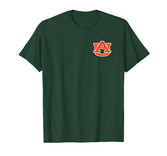 Auburn Tigers Front/Back Logo Navy Officially Licensed T-Shirt